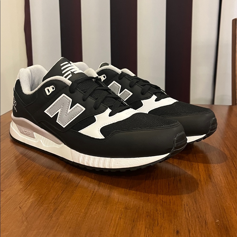 New Balance M530LGB 530 Shoes Sneakers new black white Mens Size 12.5